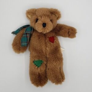 First & Main Brown Patches Teddy Bear Plush 8 Inch Collectible Toy